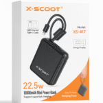 باور بانك X-SCOOT XS-417 –  10000mAh بشحن سريع 22.5W
