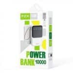 باور بانك PZX 10000mAh بشاشة رقمية وشحن 4 أجهزة
