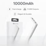 باور بانك DEPIN سعة 20000mAh بشحن مزدوج وحماية متقدمة موديل DP-PB30B