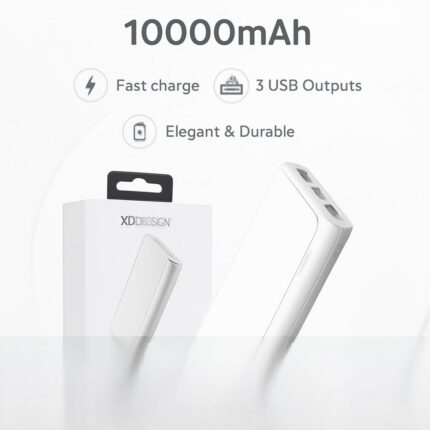 باور بانك DEPIN سعة 20000mAh بشحن مزدوج وحماية متقدمة موديل DP-PB30B